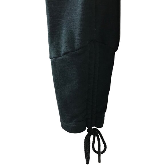 Gymshark Black High Rise Pull On Sweat Pants With Ankle Ties Size M - Picture 6 of 8